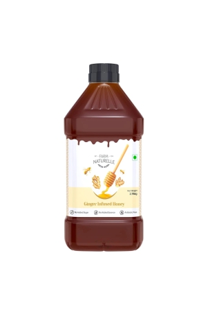 farm-naturelle-real-ginger-infused-forest-honey-275kg-pet-bottle-100-pure-raw-natural-un-processed-un-heated-honey-lab-tested-ginger-honey-