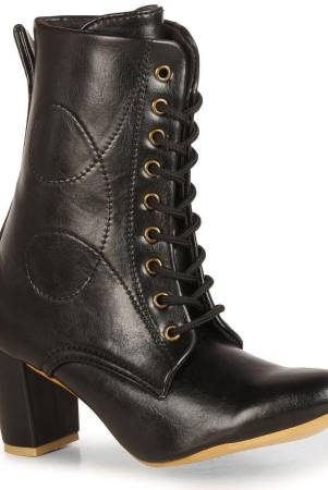 ishransh-black-womens-mid-calf-length-boots-none