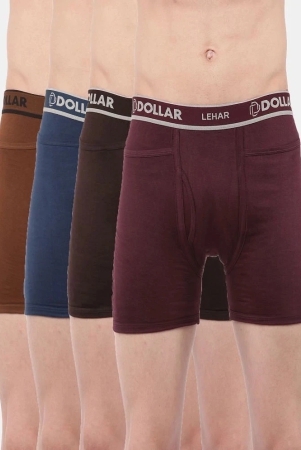 dollar-lehar-multicolor-combed-cotton-cotton-mens-trunks-pack-of-4-none