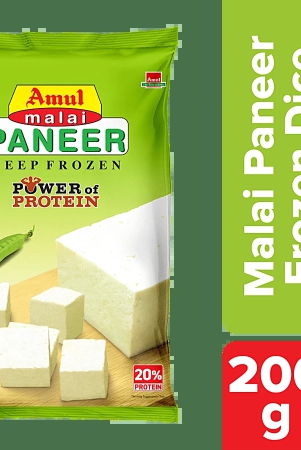 Amul Frozen Malai Paneer, 200 Gm, 1 Pc