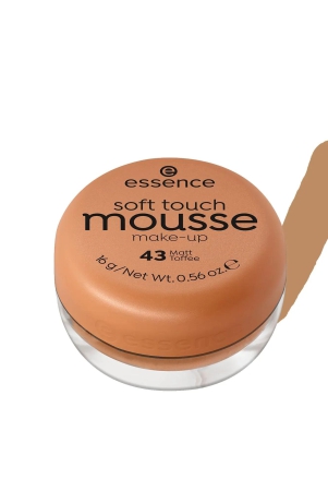 essence soft touch mousse make-up 43 matt toffee