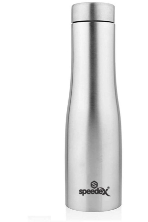 speedex-fridge-water-bottle-with-steel-cap-silver-1000-ml-steel-fridge-bottle-set-of-1-silver