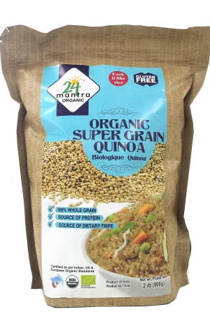 24 Mantra Organic Super Grain Quinoa  2 Lb 907 Gm