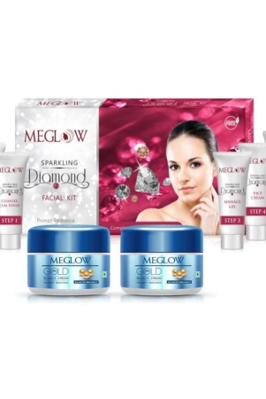 meglow-sparkling-diamond-facial-kit-1x105g-gold-bleach-cream-2x50g