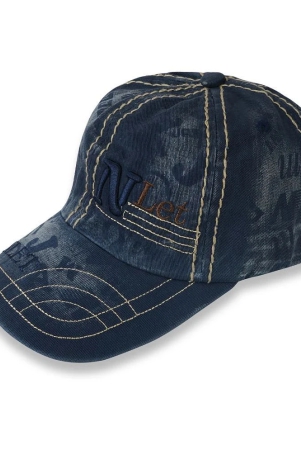 penyan-blue-cotton-mens-cap-pack-of-1-blue