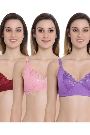 kiran-enterprises-pack-of-3-cotton-non-padded-womens-minimizer-bra-multi-color-36b