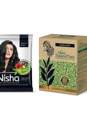 nisha-nature-mate-60gm-with-henna-based-permanent-hair-color-black-each-sachet-natural-10-g