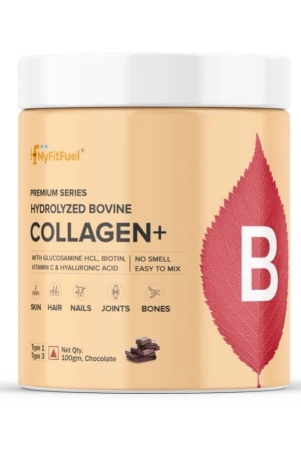 myfitfuel-hydrolyzed-bovine-collagen-with-hyaluronic-acid-biotin-zinc-vitamin-c-100g-chocolate