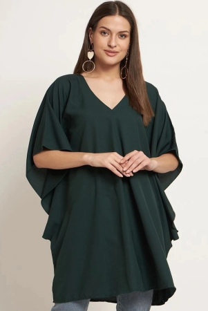 curvydrobe-crepe-green-beach-dresses-none