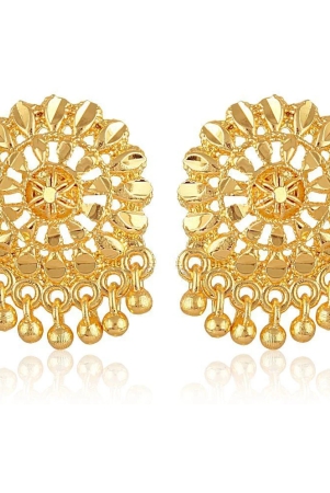 vivastri-golden-stud-earrings-pack-of-1-golden