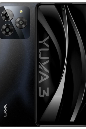 Lava Yuva 3 (Eclipse Black,4+4*GB RAM,UFS 2.2 128GB Storage)|Premium Glossy Back|Octacore Processor|18W Fast Charging|90Hz Punch Hole Display|13MP AI Triple Camera|Side Fingerprint