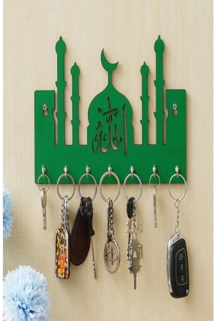 jaipurcrafts-green-wood-key-holder-pack-of-1