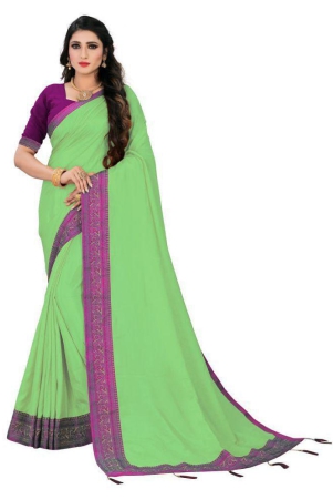 ofline-selection-green-silk-blend-saree-with-blouse-piece-pack-of-1