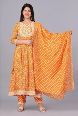 doriya-cotton-blend-printed-kurti-with-palazzo-womens-stitched-salwar-suit-yellow-pack-of-1-none