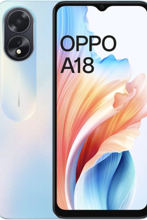 OPPO A18 (Glowing Black, 64 GB)  (4 GB RAM)