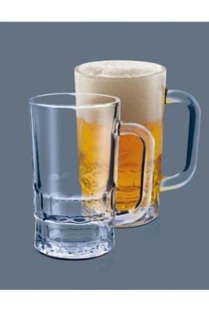 treo-by-milton-gusto-cool-mug-set-of-2-335-ml-each-transparent-beer-mug-party-glass-dishwasher-safe-refrigerator-safe-transparent