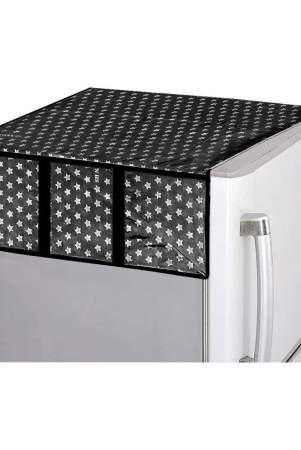 waterproof-refrigerator-fridge-top-cover-with-6-utility-pockets-star-print