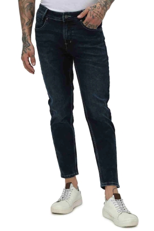 mens-navy-cotton-ankle-length-denim-deluxe-stretch-jeans