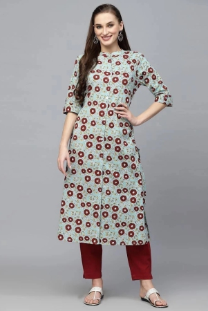 stylum-cotton-printed-front-slit-womens-kurti-turquoise-pack-of-1-none