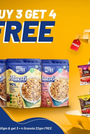 Buy 3 Get 4 Free | Buy 3 Muesli Get 4 Granola Free