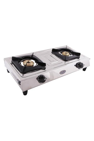 Prestige Star Stainless Steel LP Gas Stove (2 Burners)