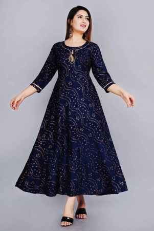 smien-rayon-printed-anarkali-womens-kurti-blue-pack-of-1-none