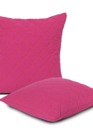 plush-quilted-cushion-cover-large-set-of-2-18x18-inches-rani-pink