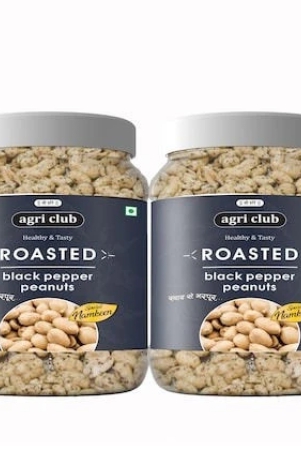 agri-club-roasted-black-pepper-peanuts-450-gm-pack-of-2-each-225-gm