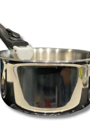 Softel Tri-Ply Stainless Steel Saucepan with Removable Handle | Gas & Induction Compatible | Silver | 1 Pc