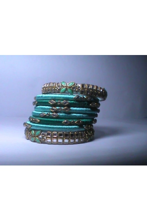 seafoam-green-and-gold-bangles