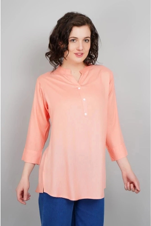 aktif-rayon-solid-straight-womens-kurti-peach-pack-of-1-none