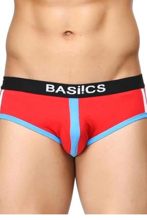 basiics-by-la-intimo-red-cotton-blend-mens-briefs-pack-of-1-l