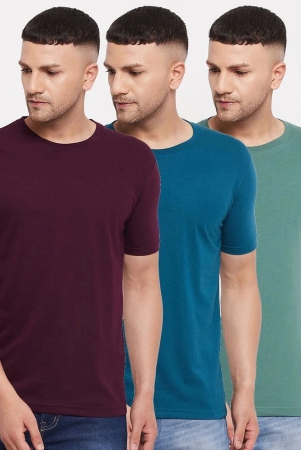 lycos-maroon-cotton-blend-regular-fit-mens-t-shirt-pack-of-3-none