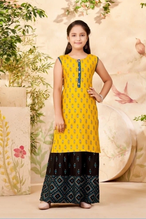 aarika-yellow-rayon-girls-kurti-pack-of-1-none