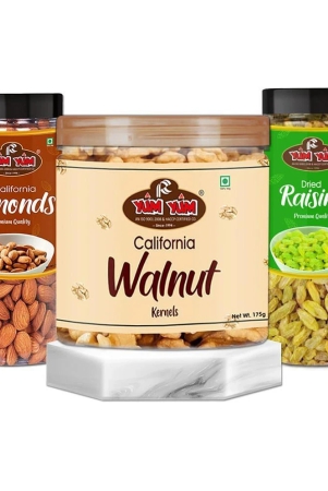 yum-yum-dry-fruits-combo-pack-badam-green-kishmish-and-walnut-kernels-475g