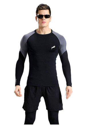 rider-compression-t-shirt-top-full-sleeve-plain-athletic-fit-multi-sports-cycling-cricket-football-badminton-gym-fitness-other-outdoor-inner-wear-xl