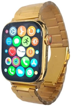 Samsurthi Electronics smart watch gold edition Black Smart Watch