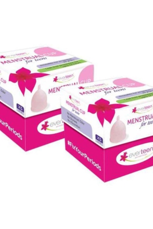 everteen-xs-menstrual-cup-extra-small-for-periods-in-teenage-girls-2-packs-16ml-capacity-each