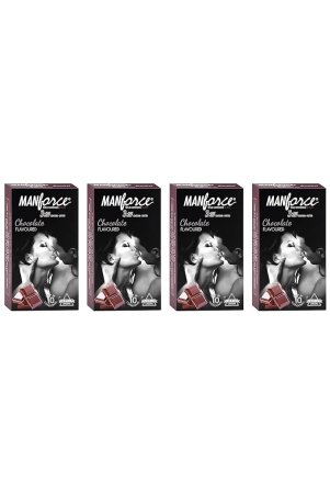 manforce-chocolate-flavor-condom-10-pcs-x-pack-of-4