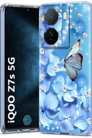 fashionury-multicolor-printed-back-cover-silicon-compatible-for-iqoo-z7s-5g-pack-of-1-