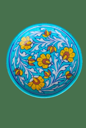 Blue Pottery Wall Hanging Plate