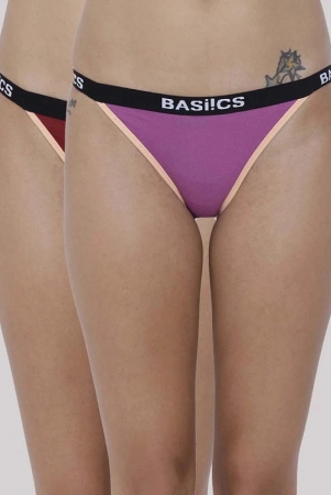 basiics-by-la-intimo-multicolor-bcpbr090b-cotton-lycra-solid-womens-crotchless-pack-of-2-none