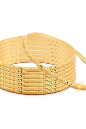 vivastri-gold-bangle-set-pack-of-1-none