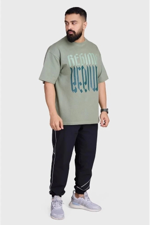 fuaark-green-cotton-oversized-fit-mens-sports-t-shirt-pack-of-1-none