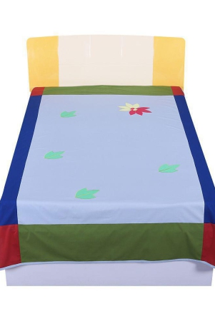 hugsnrugs-cotton-single-bedsheet-230-cm-x-150-cm-blue