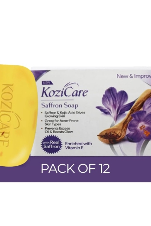 kozicare-kojic-acid-soap-glutathione-soap-saffron-soap-body-tan-removal-soap-detan-soap-soap-for-men-women-for-dark-spots-excess-oil-acne-scars-even-out-skin-tone-pack-of-12-kozicare-k