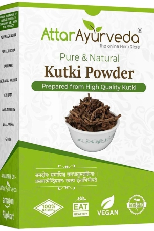 attar-ayurveda-kutki-herb-powder-100-gm-for-liver-support-detox-blood-sugar-management