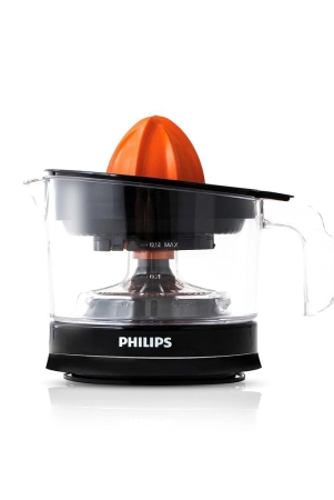 Philips Citrus Press Juicer HR2777/00, 0.5 Litre, 2 Sized Cones for Different Size Fruit