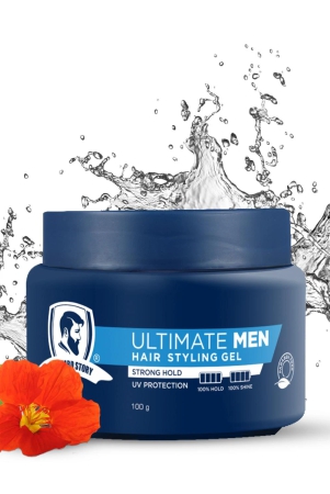 ultimate-men-hair-styling-gel-strong-hold-with-uv-protection-for-shiny-hair-100-gm