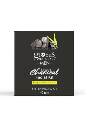 globus-naturals-men-activated-charcoal-facial-kit-40gm